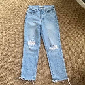 Madewell Classic Straight Full-Length Jeans in Hartsville Wash